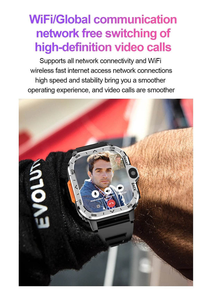 Valdus PGD Android Smart Watch Men GPS 16G/64G ROM Storage HD Dual Camera NFC 2G 4G SIM Card WIFI Wireless Fast Internet Access - NexoEden