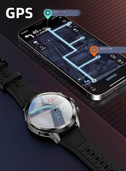 NEW Arrival H19 4G Full Netcom Smartwatch Android 9.0 With 1.95 inch Amoled Screen 900W Rotating Camera GPS WIFI Smart Watch Men - NexoEden