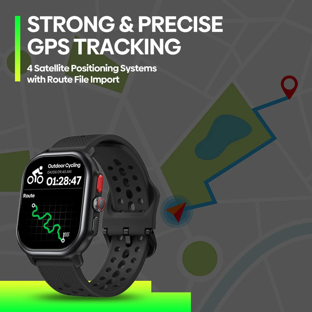 New Zeblaze Beyond 3 Pro GPS Smart Watch Built-in GPS & Route Import 2.15" AMOLED Display Make/Receive Phone Calls Smartwatch NexoEden
