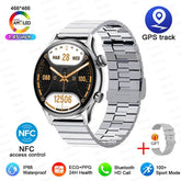 For XIAOMI HD Bluetooth Call Watch 2024 ECG Smart Watch Women AMOLED 360*360 HD Display Clock Sports IP68 Waterproof Smartwatch - NexoEden