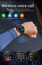 LIGE 2024 Smart watch Ladies Full touch Screen Sports Fitness watch IP67 waterproof Bluetooth For Android iOS Smart watch Female - NexoEden
