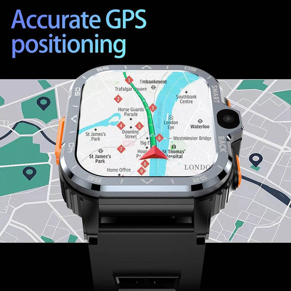 Valdus PGD Android Smart Watch Men GPS 16G/64G ROM Storage HD Dual Camera NFC 2G 4G SIM Card WIFI Wireless Fast Internet Access - NexoEden
