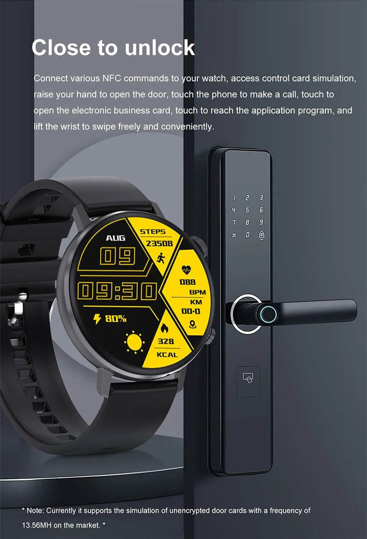 For XIAOMI HD Bluetooth Call Watch 2024 ECG Smart Watch Women AMOLED 360*360 HD Display Clock Sports IP68 Waterproof Smartwatch - NexoEden