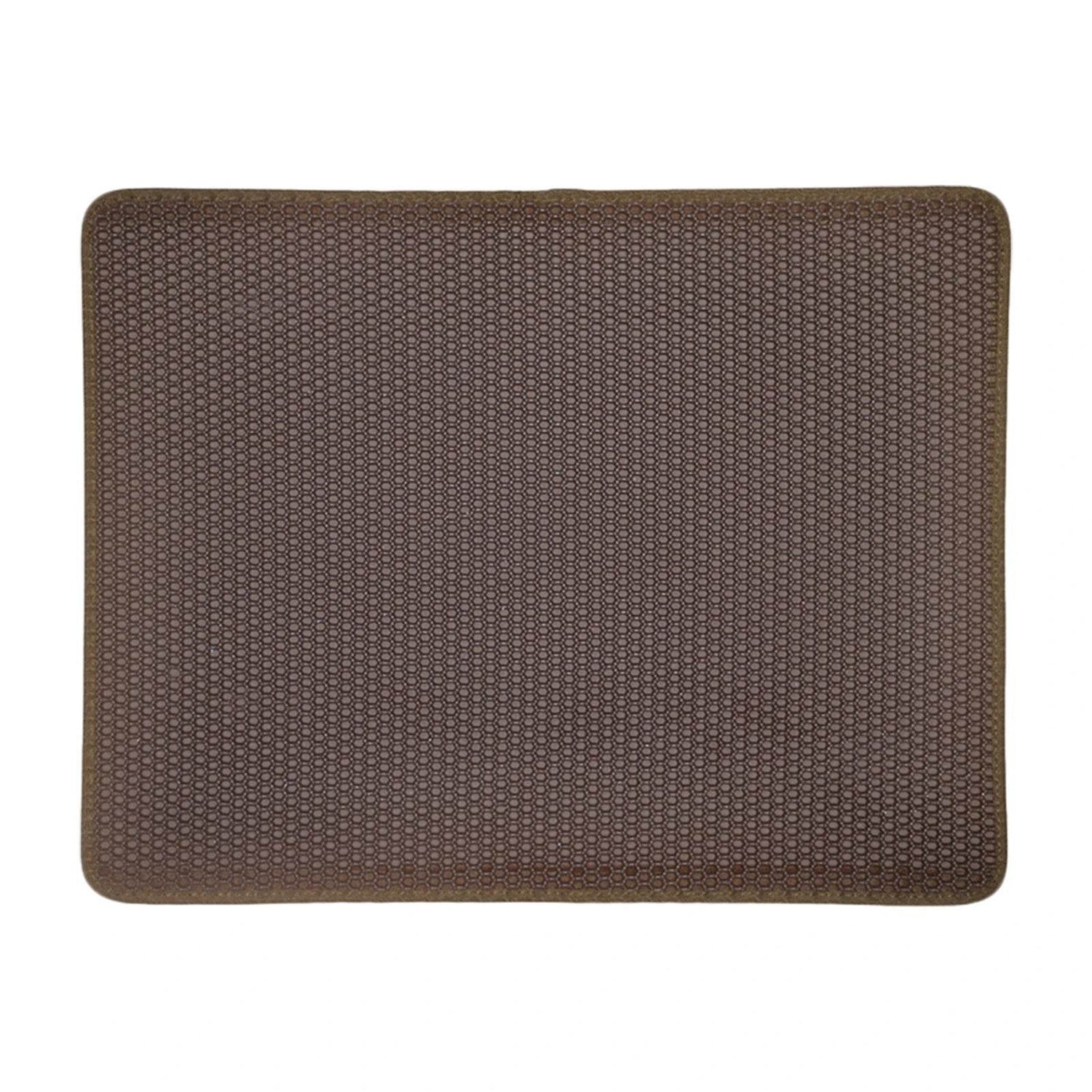 Safe And Non-toxic Best Double Layer Cat Litter Mat For Cats Durable And Long-lasting Plastic Pink - NexoEden