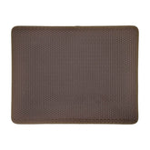 Safe And Non-toxic Best Double Layer Cat Litter Mat For Cats Durable And Long-lasting Plastic Pink - NexoEden