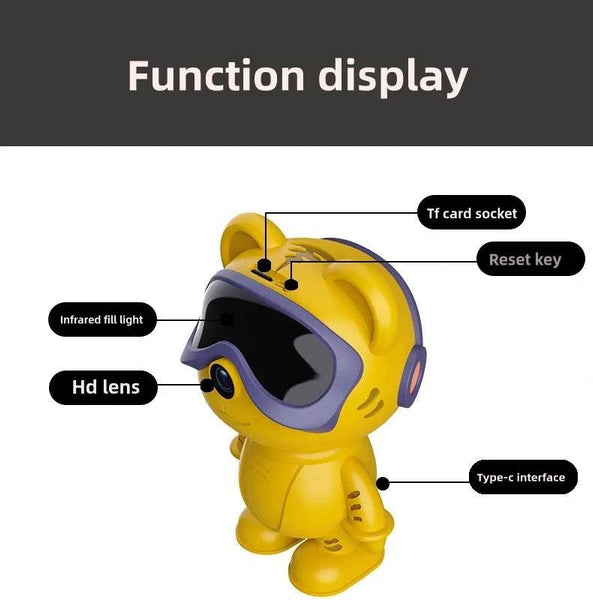 5MP Robot HD WIFI Mini IP Cameras Home Security Robot Camera PTZ Monitor Audio Video Security Surveillance 1080P Baby Monitor - NexoEden