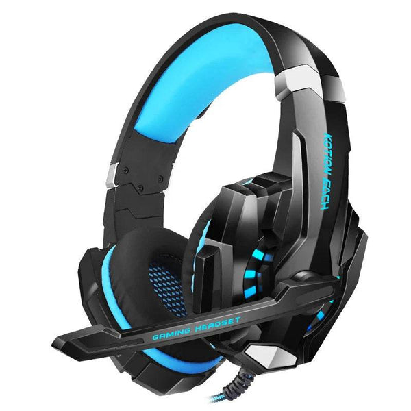 G9000 Gaming Headset Over-Ear Wired Headphones Deep Bass Stereo Casque LED Light Earphone with Mic for PS4 PS5 Switch XBOX PC - NexoEden