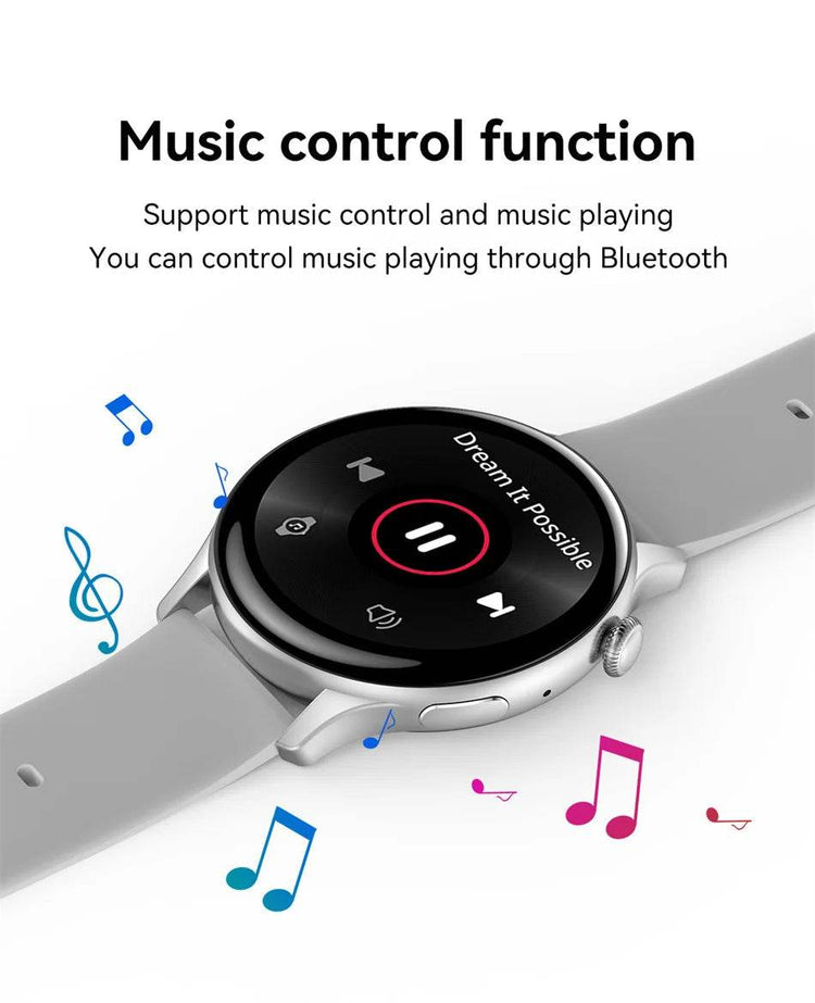 2024 True AMOLED Smart Watch Ladies Screen Always Show Time 466*466 HD Health Tracker Voice Calling Smartwatch Women For Xiaomi - NexoEden