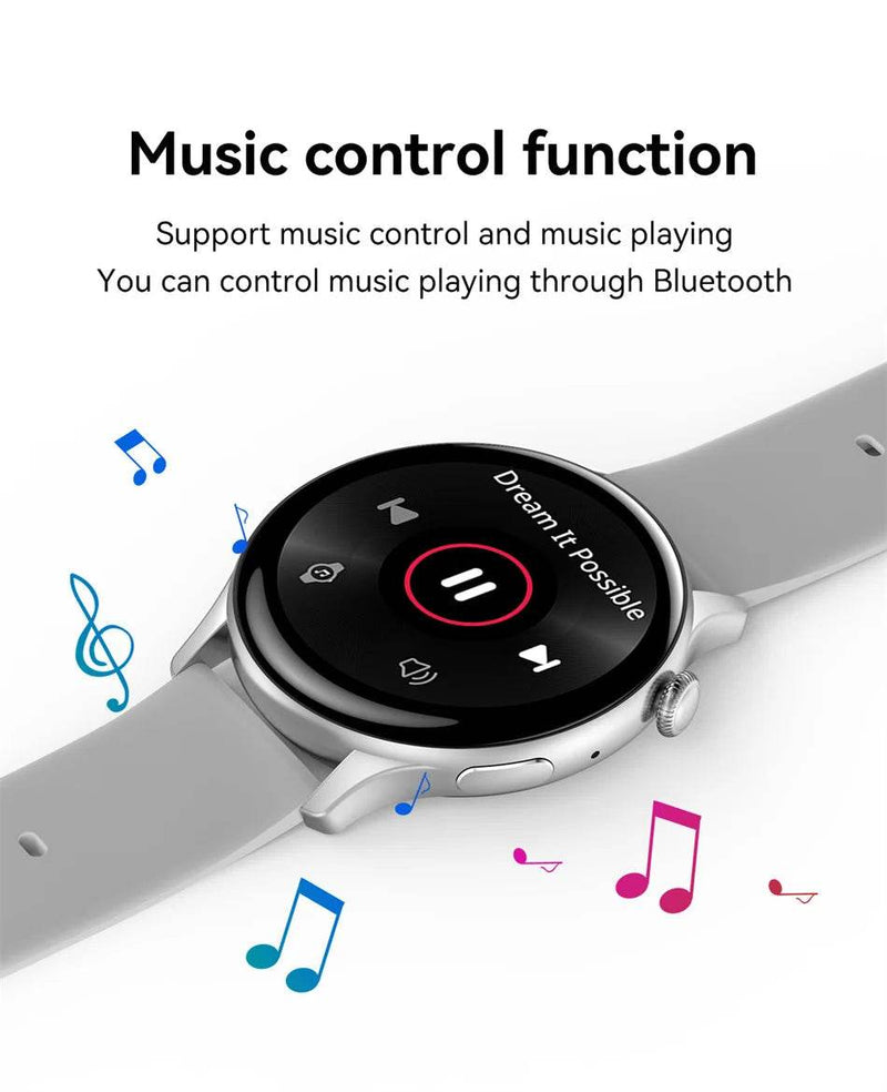 2024 True AMOLED Smart Watch Ladies Screen Always Show Time 466*466 HD Health Tracker Voice Calling Smartwatch Women For Xiaomi - NexoEden