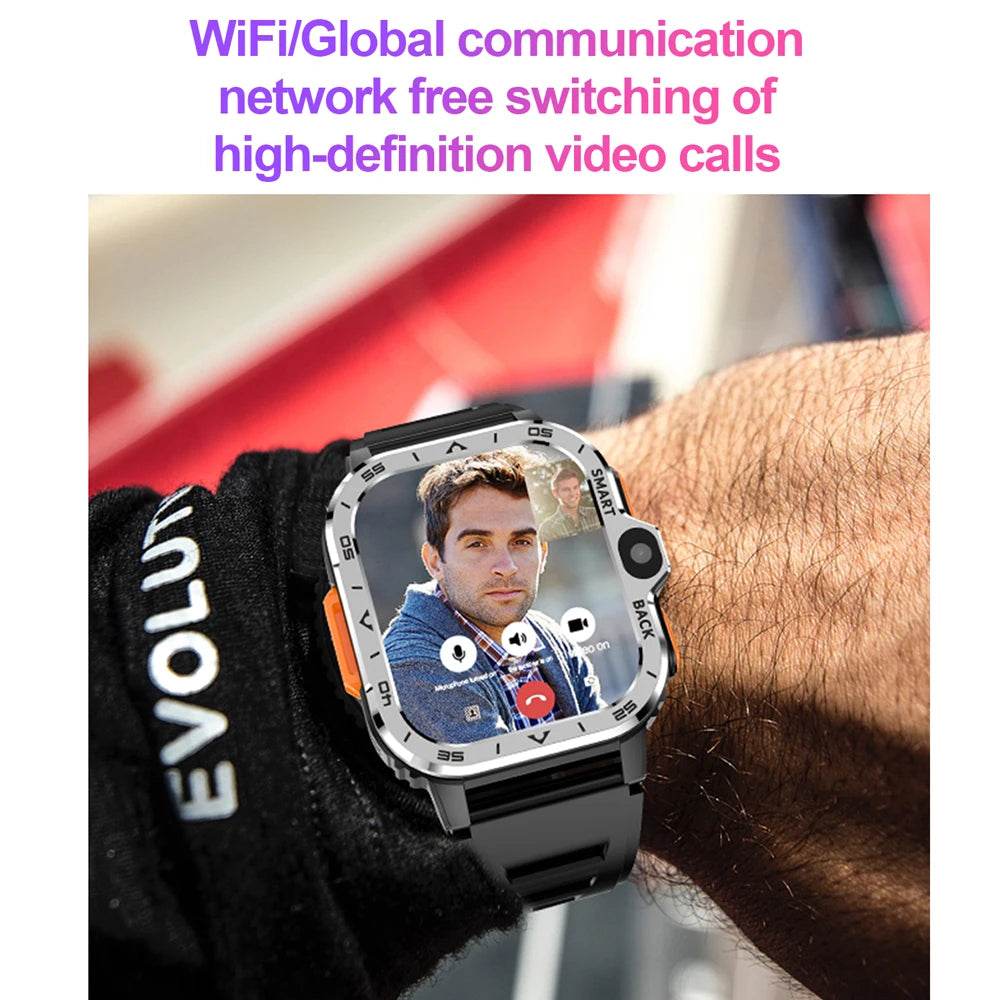 Valdus PGD Android Smart Watch Men GPS 16G/64G ROM Storage HD Dual Camera NFC 2G 4G SIM Card WIFI Wireless Fast Internet Access - NexoEden