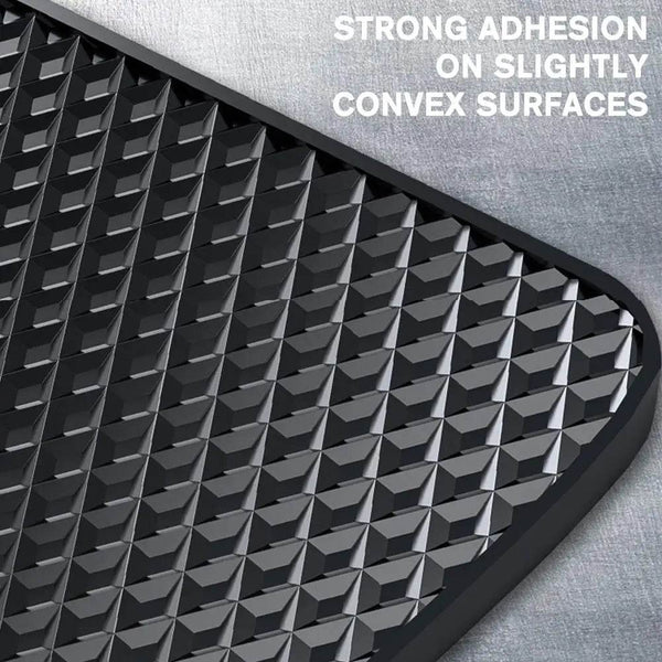 New Car Dashboard Sticky Black Anti-Slip PVC Mat Auto Phone Holder Non-Slip Sticky Gel Pad 3 Size are black - NexoEden