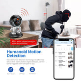 ESCAM PT203 3MP 1296P iCam365 APP One Key Call WIFI IP Camera AI Humanoid Detection Home Security CCTV Baby Monitor - NexoEden