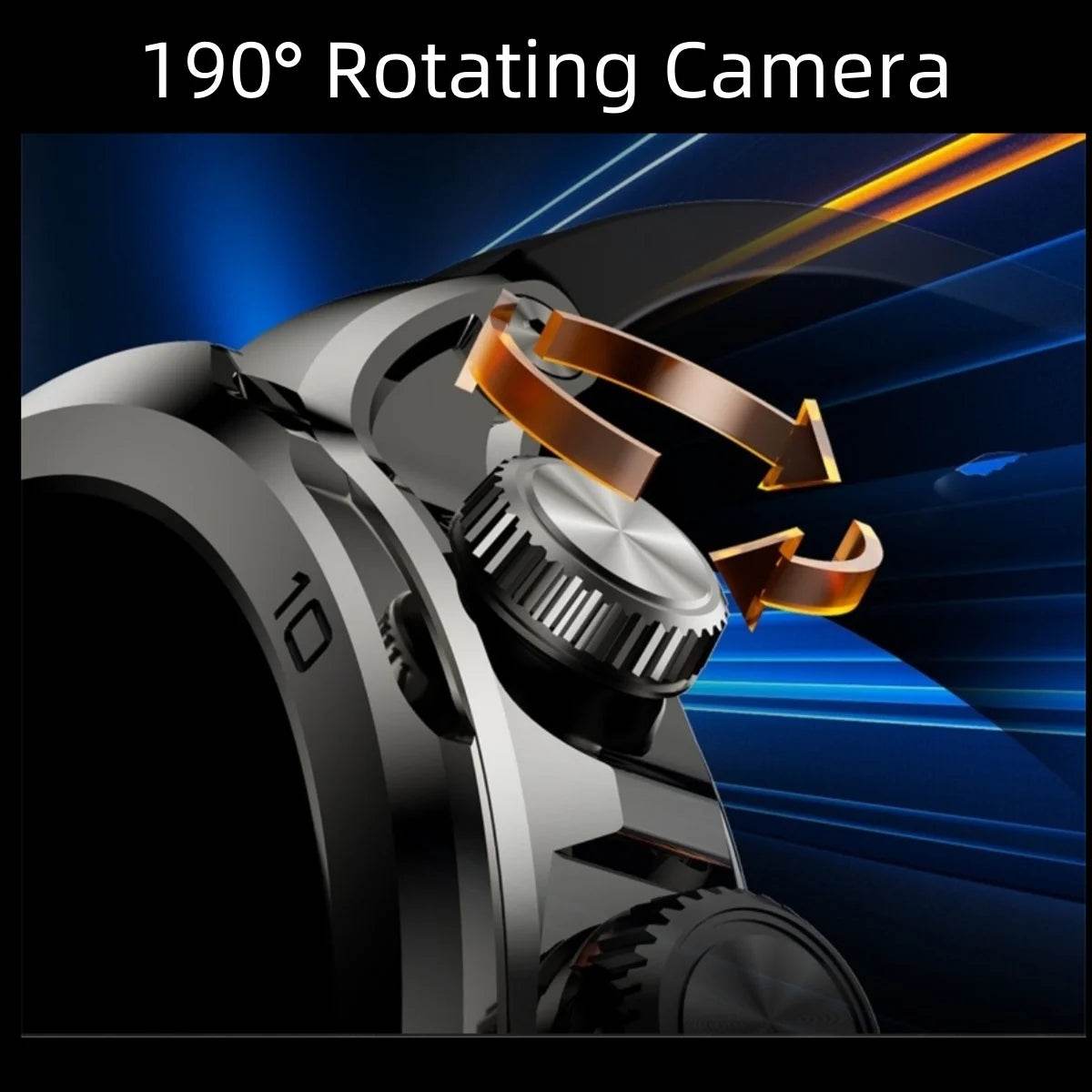 NEW Arrival H19 4G Full Netcom Smartwatch Android 9.0 With 1.95 inch Amoled Screen 900W Rotating Camera GPS WIFI Smart Watch Men - NexoEden