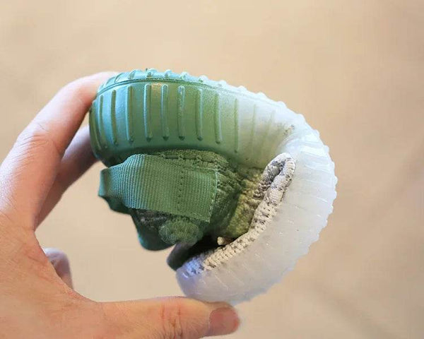 Children's Sports Shoes Soft Sole Thick Bottom Mesh Lace Up Gradient Sneakers Basketball Running Non Slip Boys Girls Fashion - NexoEden