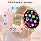 For XIAOMI HD Bluetooth Call Watch 2024 ECG Smart Watch Women AMOLED 360*360 HD Display Clock Sports IP68 Waterproof Smartwatch - NexoEden