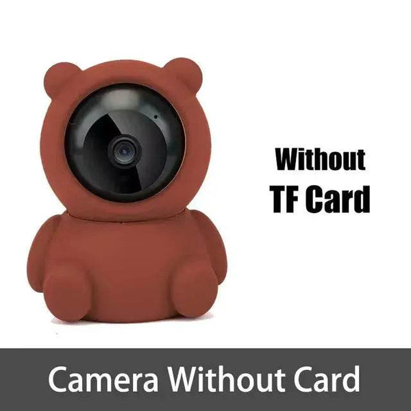 Smart Home Baby Security Monitor WiFi IP Camera Cartoon Bear Halloween Gift CCTV 1080P HD Surveillance Auto Tracking Camera - NexoEden
