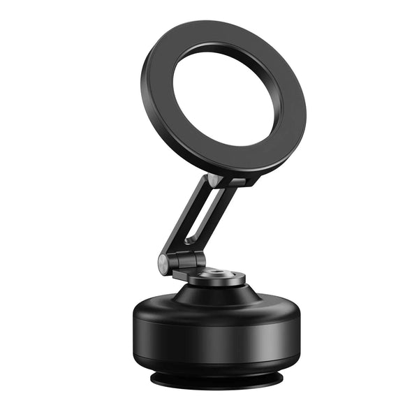 360 Degree Rotation Magnetic Vacuum Adsorption Car Mount Mobile Phone Holder Foldable Aluminum Alloy Suitable for Smartphones - NexoEden