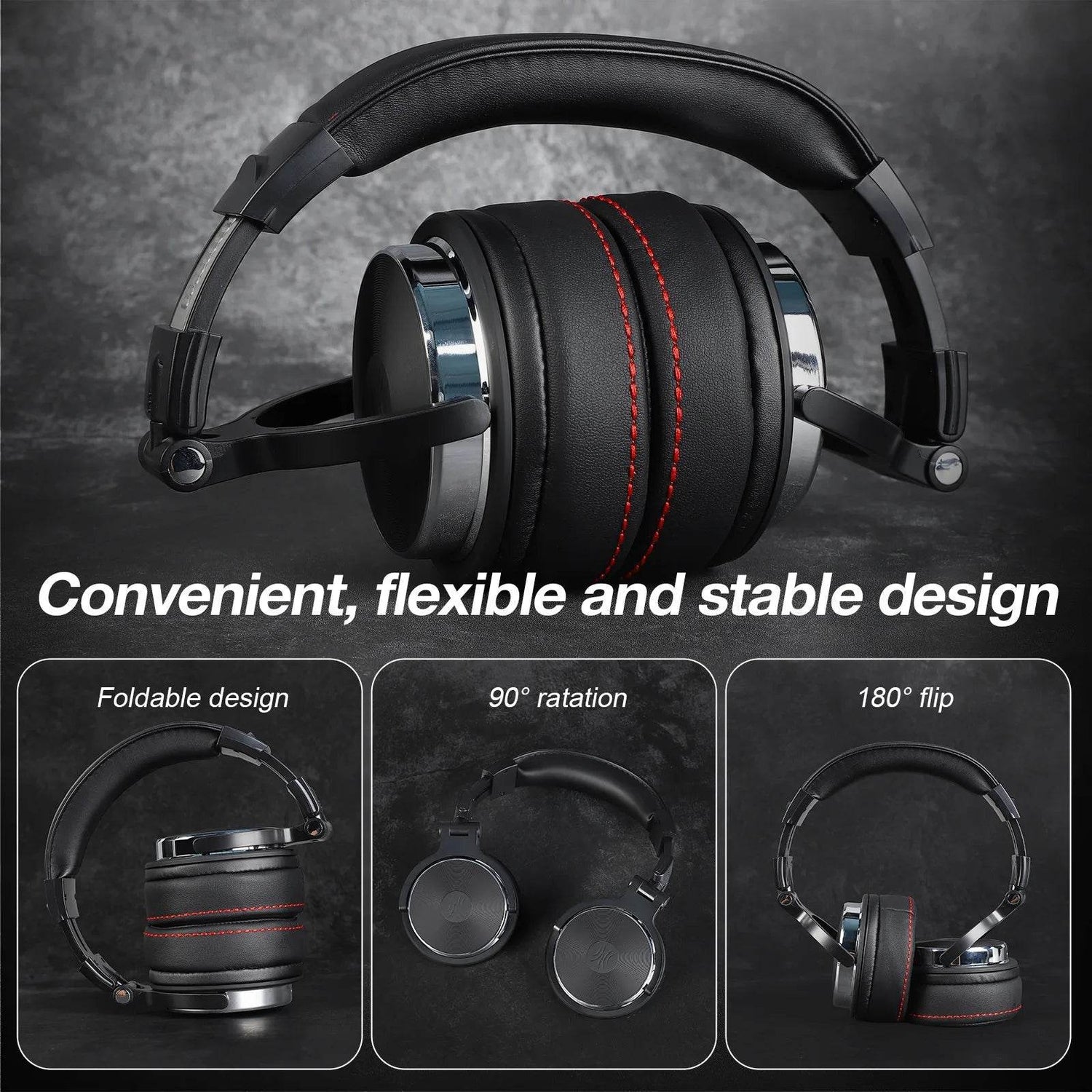 Oneodio Pro-50 Wired Headphones with Hi-Res 50mm Drivers for Studio Monitoring,Professional Music Headphone with Comfort Ear Pad - NexoEden
