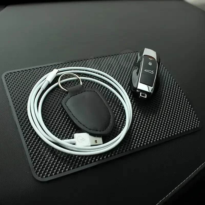 Car Panel Anti Slip Mat, Sticky PVC Pads, Sunglasses Holder, Car Interior Style, Heat Resistant, Phone - NexoEden