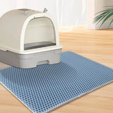 Safe And Non-toxic Best Double Layer Cat Litter Mat For Cats Durable And Long-lasting Plastic Pink - NexoEden