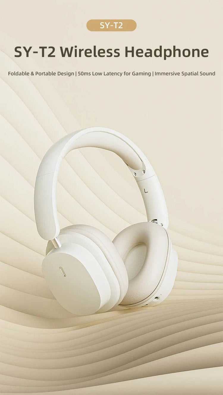Original Bluetooth Headphone Headset SY-T2 High Quality Noise Reduction Wireless Microphone Wired Earphone Gamers Headphones - NexoEden