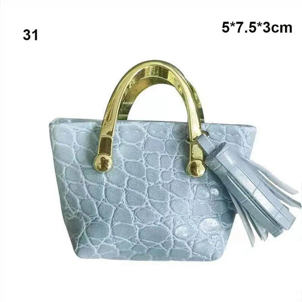 1/6 Doll Accessories Doll Handbag Lady PU Leather Bag Purse Accessories Dollhouse Kids Toys Party Favors Playing House Toys - NexoEden