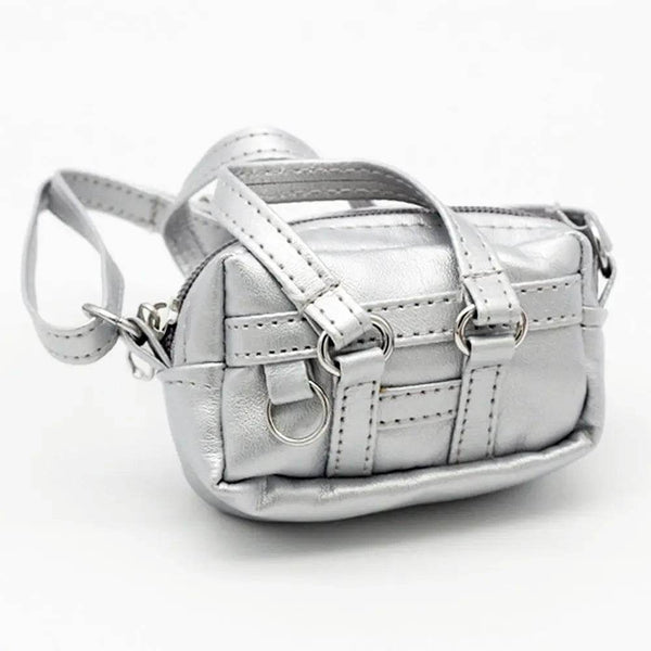 For 1/6 1/8 1/12 BJD Dolls Backpack Blyth OB11 Bags Dolls Accessories Vest Bag PU Leather Belt Bag Purse Dollhouse Kids Toys - NexoEden