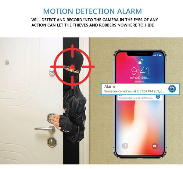 Smart Home Baby Security Monitor WiFi IP Camera Cartoon Bear Halloween Gift CCTV 1080P HD Surveillance Auto Tracking Camera - NexoEden