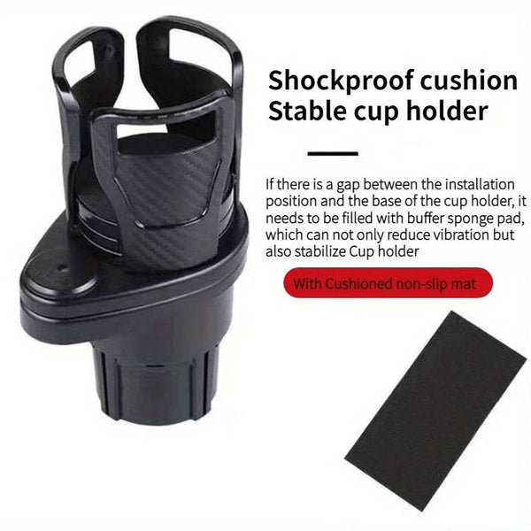 Car Cup Holder Expander For Car Adapter Adjustable Multifunctional Dual Cup Holder With Phone Holder Aromatherapy Organizer - NexoEden
