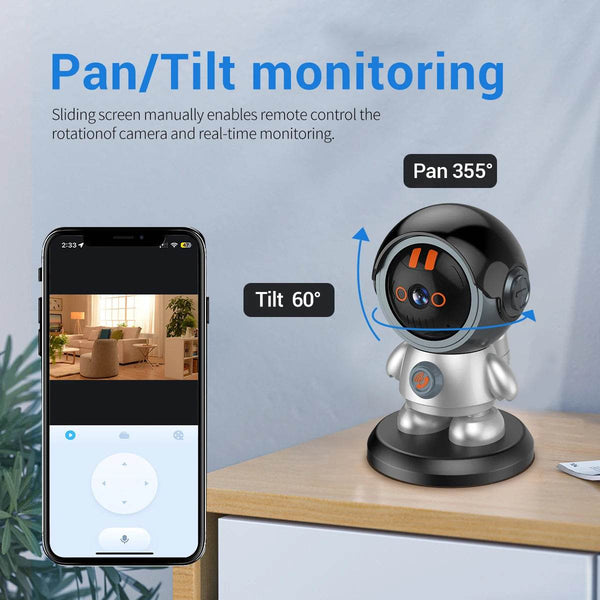 ESCAM PT203 3MP 1296P iCam365 APP One Key Call WIFI IP Camera AI Humanoid Detection Home Security CCTV Baby Monitor - NexoEden
