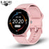 LIGE 2024 Smart watch Ladies Full touch Screen Sports Fitness watch IP67 waterproof Bluetooth For Android iOS Smart watch Female - NexoEden