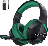 BINNUNE BW01 Wireless Gaming Headset with Mic for PC PS4 PS5 2.4G Bluetooth USB Gamer Headphones with Mic for Laptop Computer - NexoEden