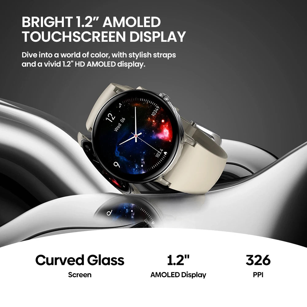 New 2025 Zeblaze LILY 2 Voice Calling Female Smartwatch Double Strap 1.2" HD AMOLED Display Health Monitoring Sports Smart Watch NexoEden