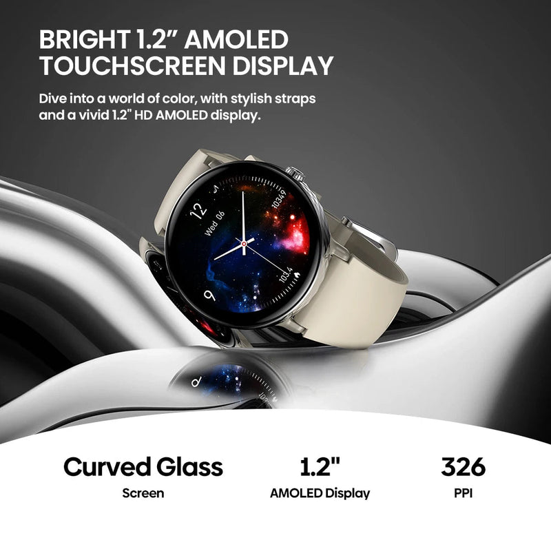 New 2025 Zeblaze LILY 2 Voice Calling Female Smartwatch Double Strap 1.2" HD AMOLED Display Health Monitoring Sports Smart Watch NexoEden