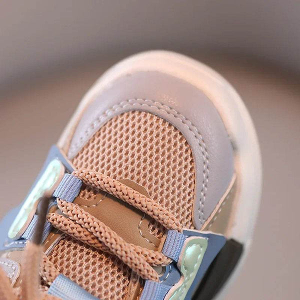 Spring Children Girl Pink Shoes Autumn Mesh Breathable Kids Sneakers for 5-18 Yrs Boy Lightweight Running Shoe Walking Soft - NexoEden