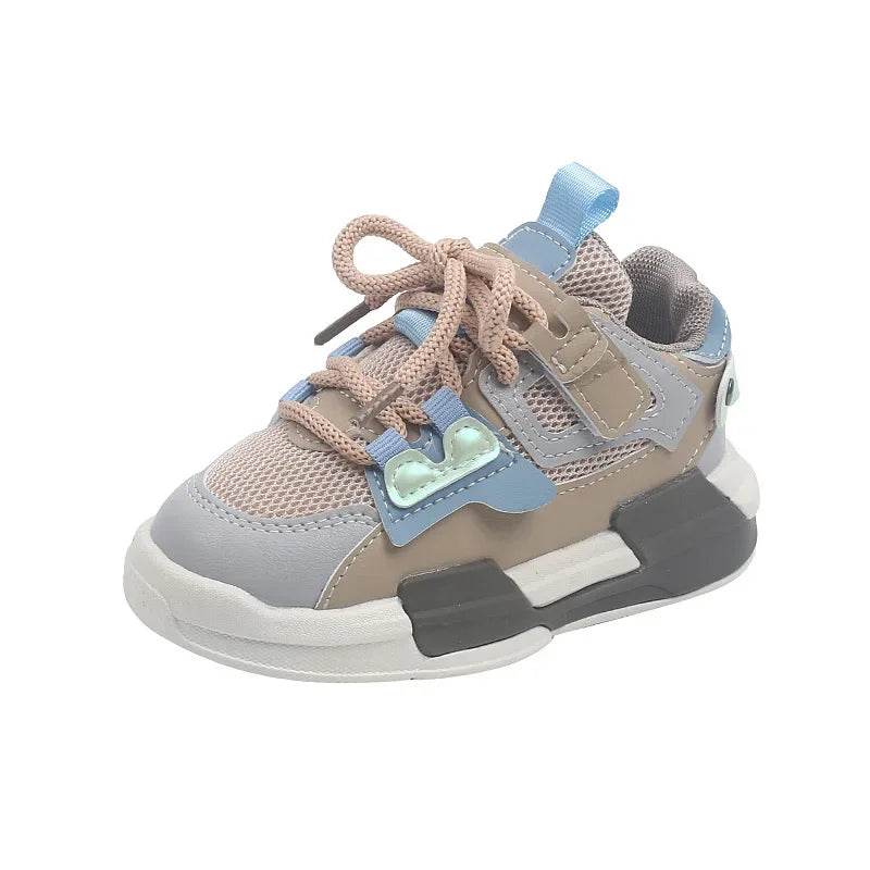 Spring Children Girl Pink Shoes Autumn Mesh Breathable Kids Sneakers for 5-18 Yrs Boy Lightweight Running Shoe Walking Soft - NexoEden