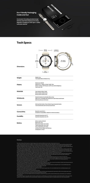 New 2025 Zeblaze LILY 2 Voice Calling Female Smartwatch Double Strap 1.2" HD AMOLED Display Health Monitoring Sports Smart Watch NexoEden