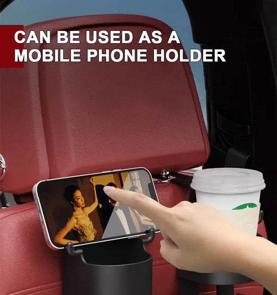 SEAMETAL Car Seat Back Drink Holder Hanging Cup Holder with Hook Universal Auto Rear Row Hanger Stable Bottle Holder Phone Stand - NexoEden