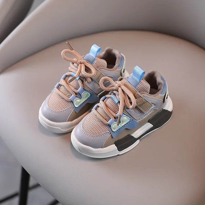 Spring Children Girl Pink Shoes Autumn Mesh Breathable Kids Sneakers for 5-18 Yrs Boy Lightweight Running Shoe Walking Soft - NexoEden