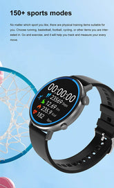 For XIAOMI HD Bluetooth Call Watch 2024 ECG Smart Watch Women AMOLED 360*360 HD Display Clock Sports IP68 Waterproof Smartwatch - NexoEden