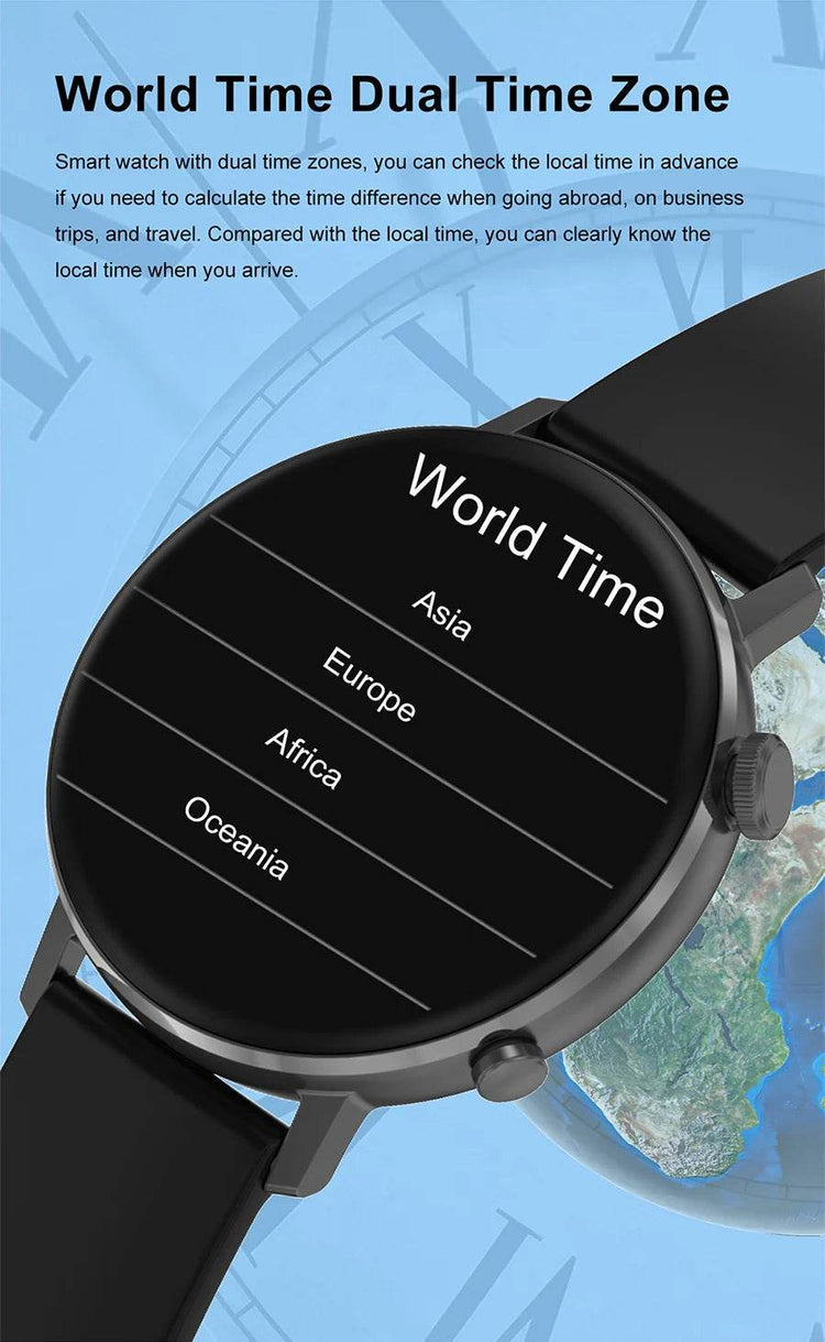 For XIAOMI HD Bluetooth Call Watch 2024 ECG Smart Watch Women AMOLED 360*360 HD Display Clock Sports IP68 Waterproof Smartwatch - NexoEden