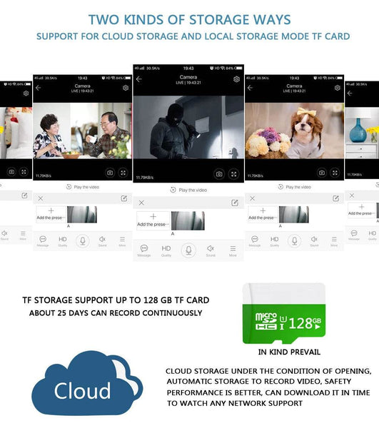 Smart Home Baby Security Monitor WiFi IP Camera Cartoon Bear Halloween Gift CCTV 1080P HD Surveillance Auto Tracking Camera - NexoEden