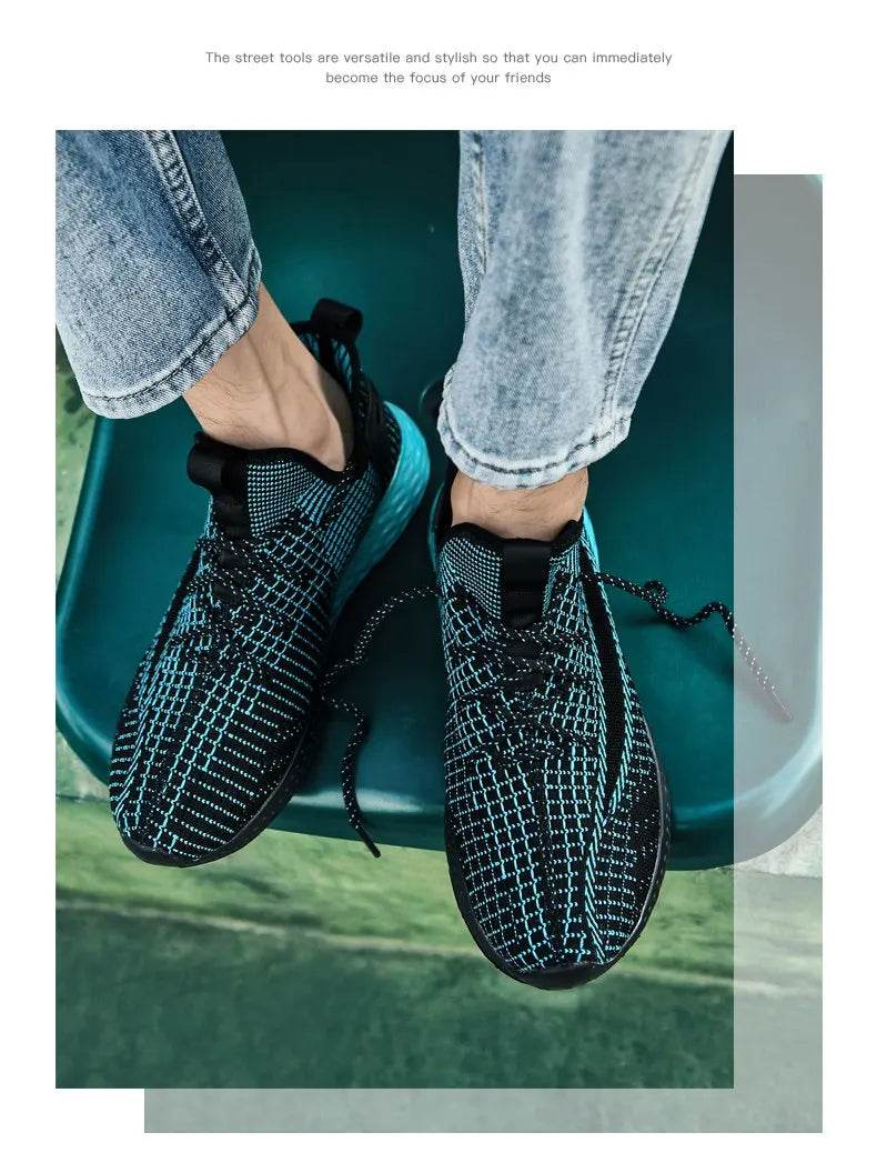 Xiaomi Youpin Sneakers Men Breathable Running Sport Non Slip Sole Fly Woven Mesh Casual Shoes Light Unisex Women Shoes 2022 New - NexoEden