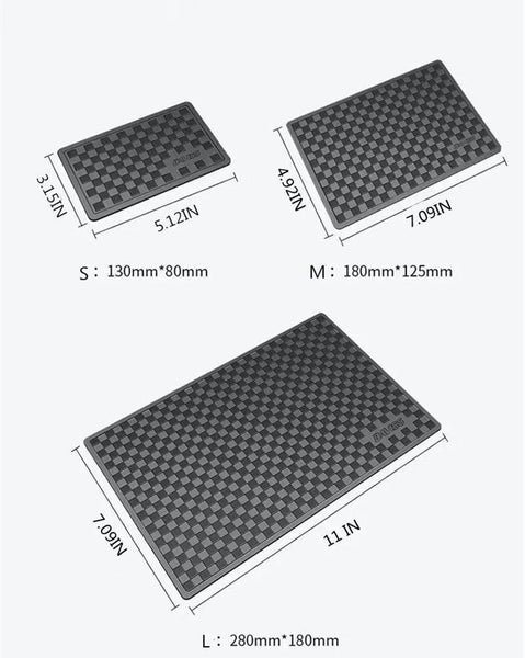 1PC Car Non-Slip Mat Auto Silicone Interior Dashboard Phone Anti-Slip Storage Mat Pads For Car Mobile Phone Car Accessories - NexoEden