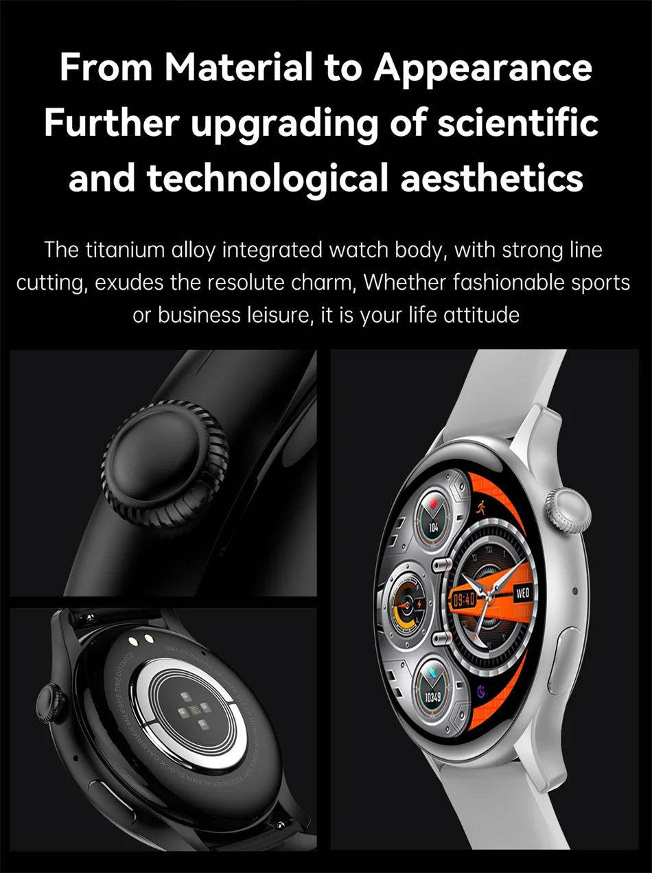 2024 True AMOLED Smart Watch Ladies Screen Always Show Time 466*466 HD Health Tracker Voice Calling Smartwatch Women For Xiaomi - NexoEden