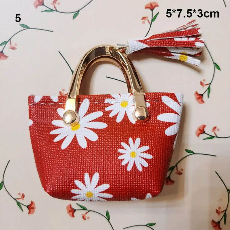 1/6 Doll Accessories Doll Handbag Lady PU Leather Bag Purse Accessories Dollhouse Kids Toys Party Favors Playing House Toys - NexoEden