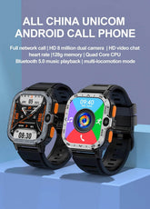 Valdus PGD Android Smart Watch Men GPS 16G/64G ROM Storage HD Dual Camera NFC 2G 4G SIM Card WIFI Wireless Fast Internet Access - NexoEden