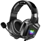 ONIKUMA K8 Gaming Headphones with Flexible HD Mic RGB Light Surround Sound Over-Ear Wired Headset Gamer for PC Gaming Xbox - NexoEden