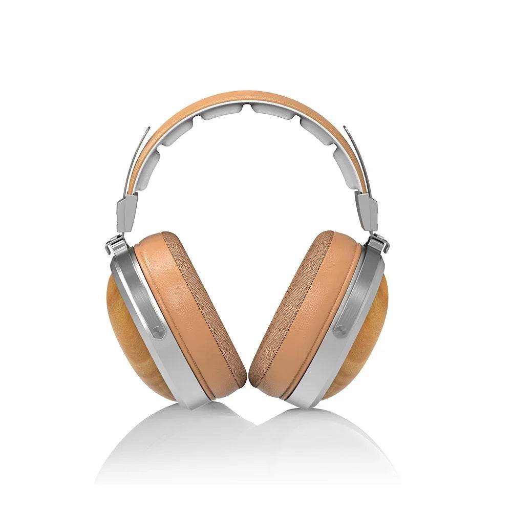 FiiO FT1 Closed-Back Over-Ear Headphone 60mm Dynamic Driver Hi-Res Audio Wired HiFi American Black Wood Ear Cups for Studio - NexoEden