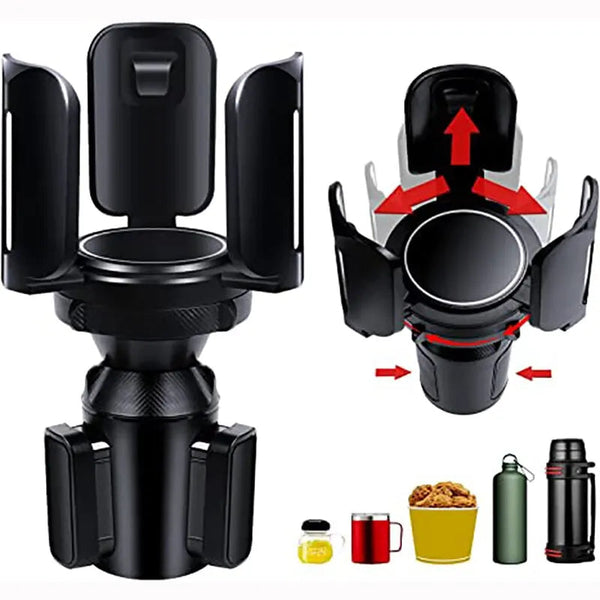 All Purpose Cup Holder Expander for Car Organizer Adapters Holders Universal Compatible with 2.56" to 5.51" NexoEden